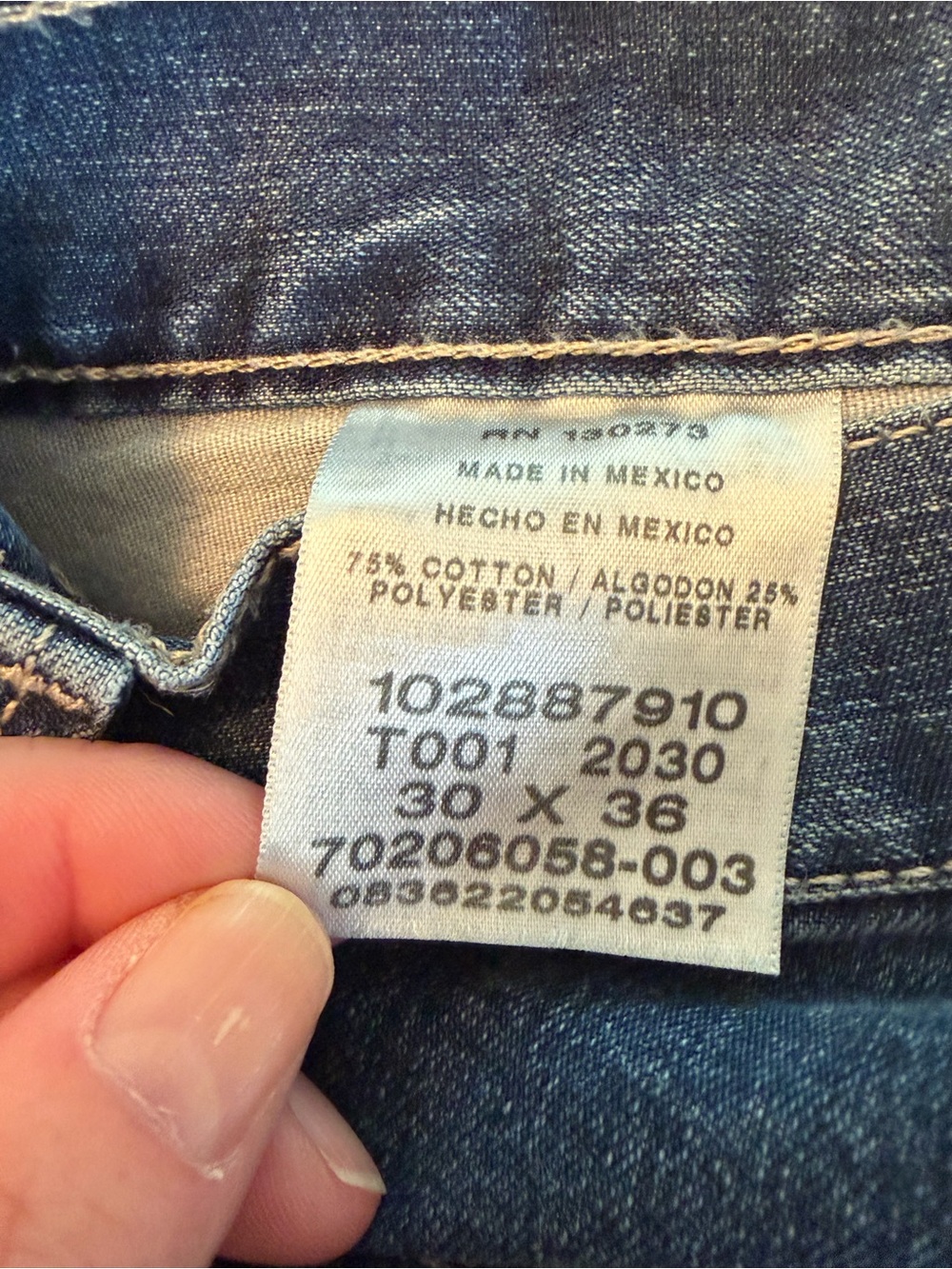 Lee Carpenter Relaxed Fit Men’s Mid Wash Blue Jeans - Picture 3 of 4